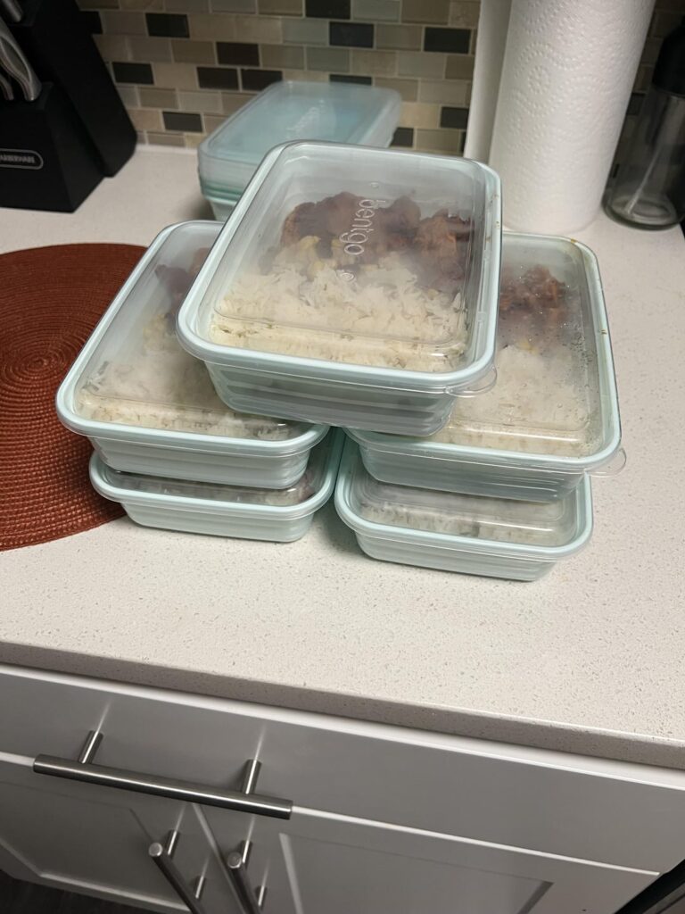 First time meal prep