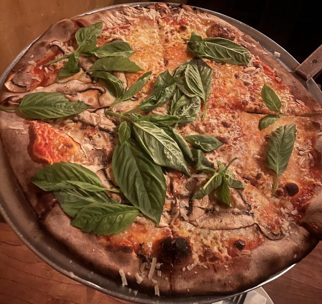 Lucali pizza and calzone