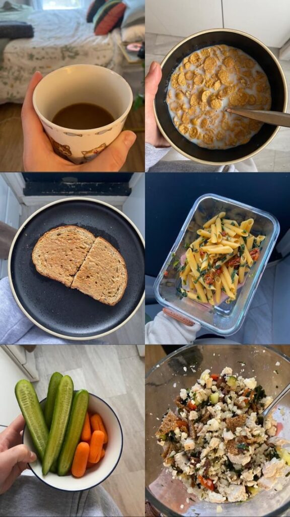 Full day of 1400 calories, plus a protein shake not featured. I just enjoy making these 😂