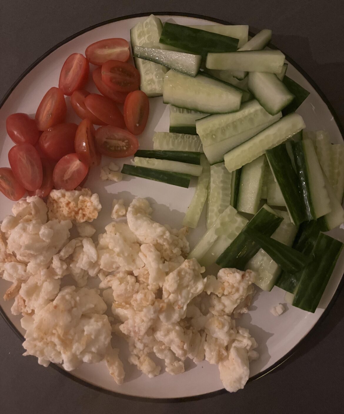 When you have 120 calories left for dinner and you still want a big dinner - 180 calories, 25 g protein