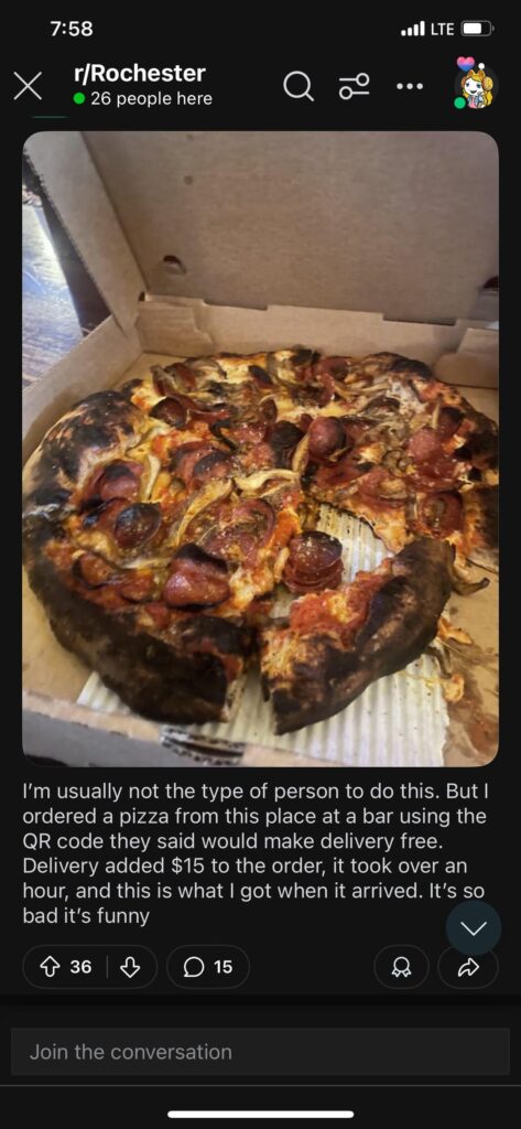 Just saw This Post of a Local Place in My City.