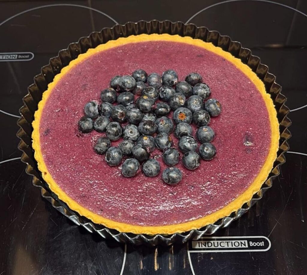 Blueberry tart
