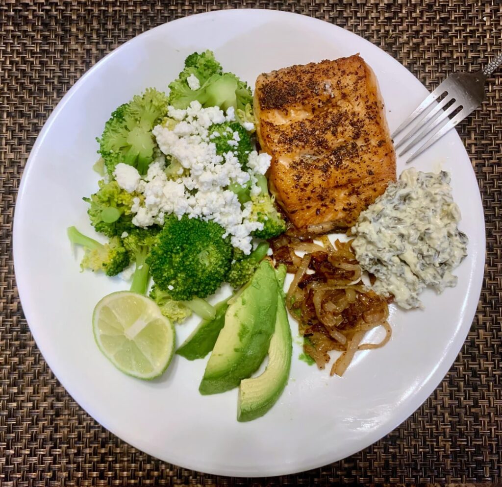 Salmon Dinner Plate #2