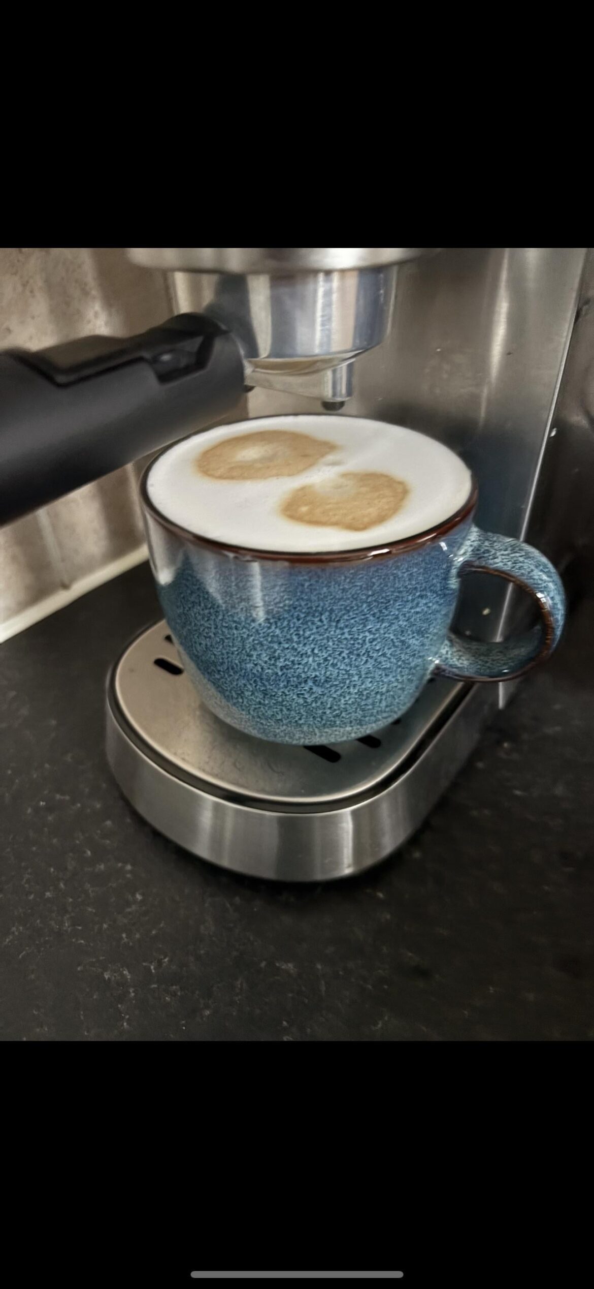 Homemade Latte with my Morphy Richard’s machine