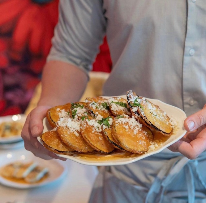 crispy eggplant dish