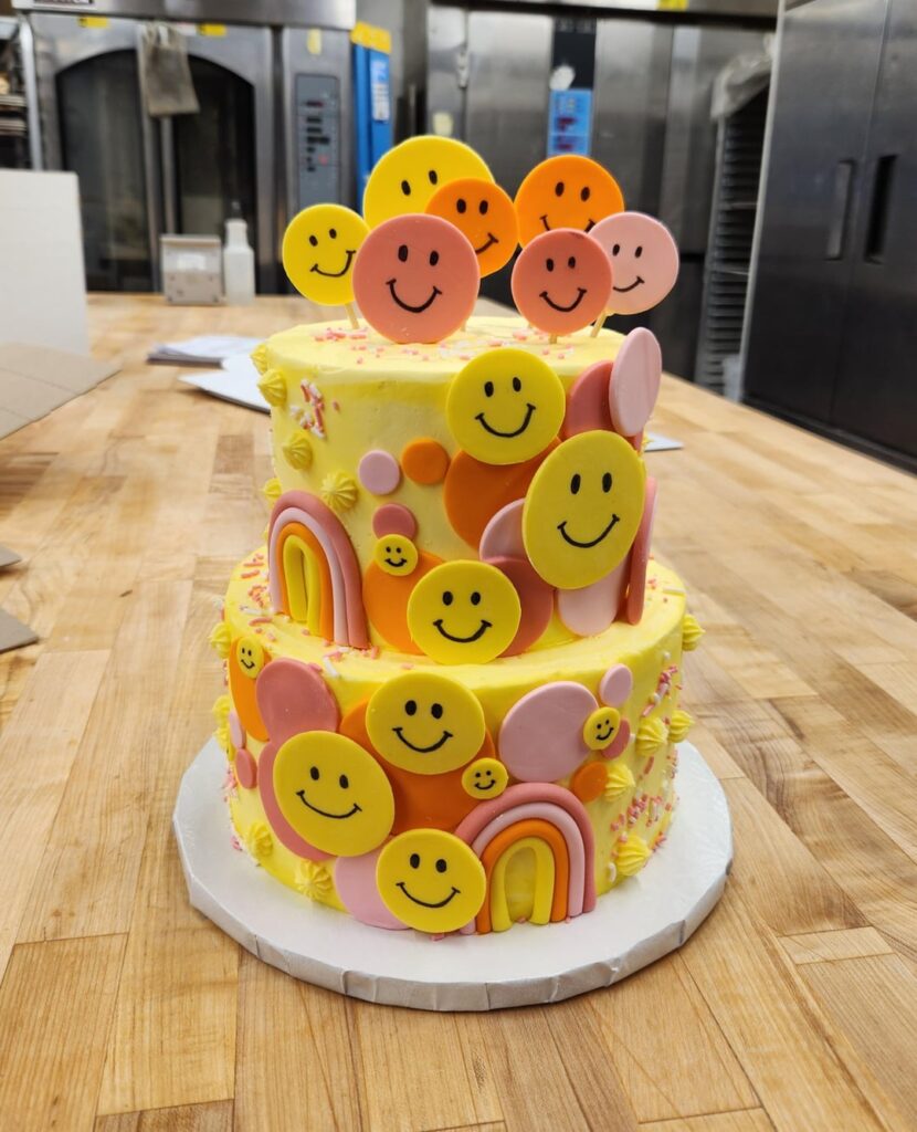 A cake to smile about