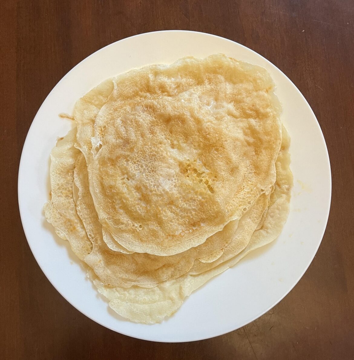 made a stack of crepes, 47cal each!
