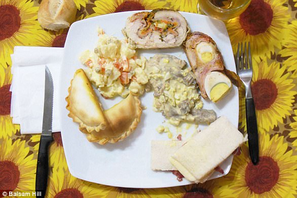 We eat a cold dish called vitel toné, made from slices of veal in a creamy tuna sauce