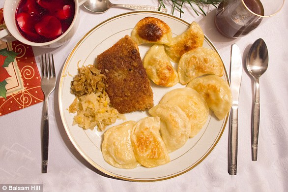 Pierogi, a delicious dumpling, is a special tradition in Poland