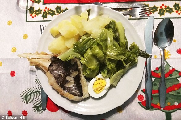 'The King of our Christmas dinner table is baked codfish, a tradition dating back to the Middle Ages'
