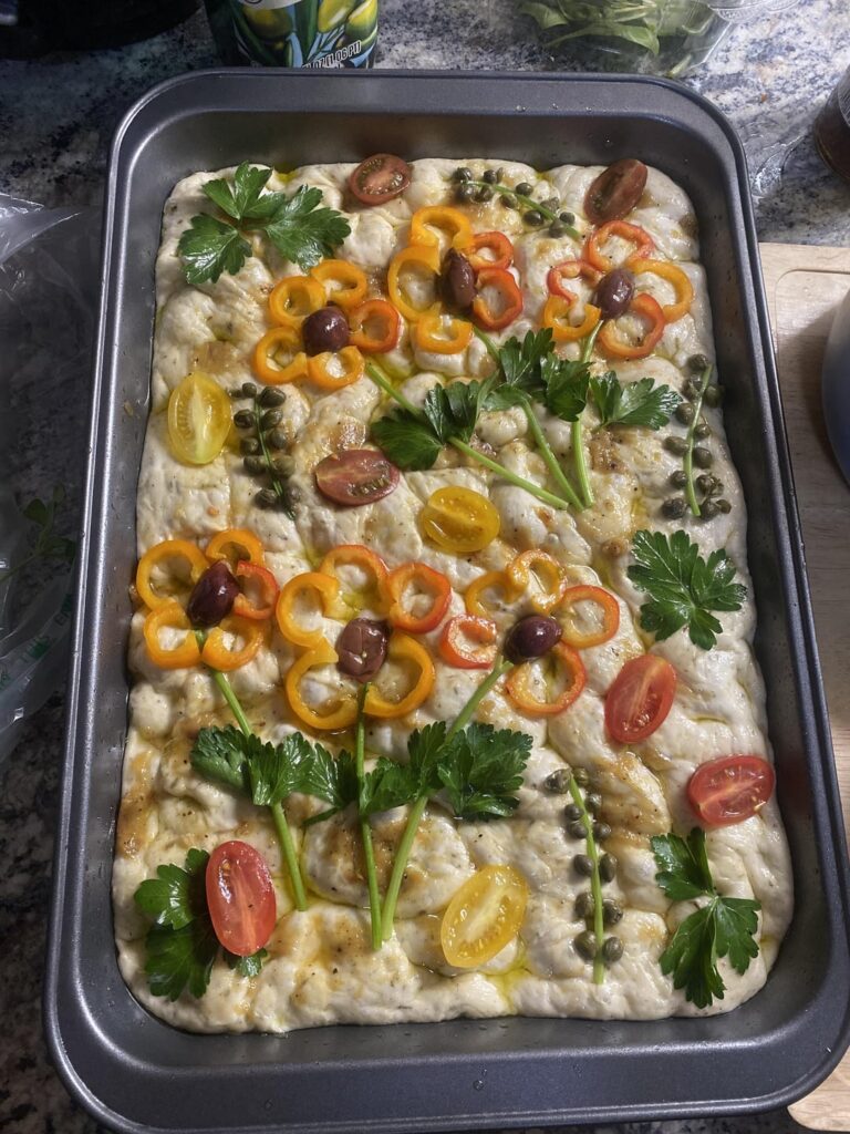 Focaccia garden