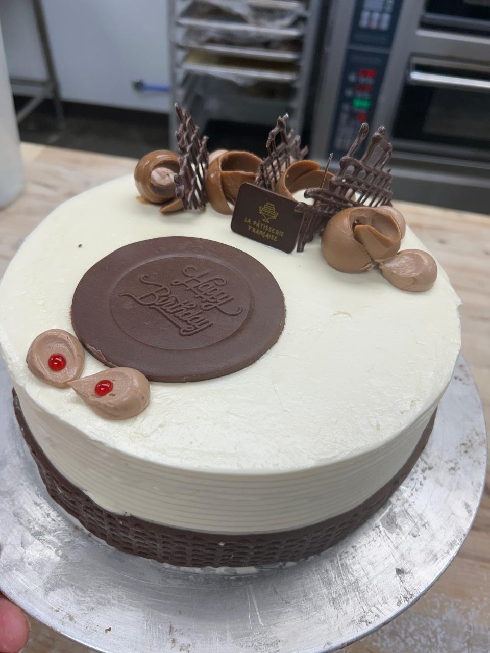 Hazelnut Buttercream Gateaux at La Pâtisserie Française on Bardstown Road in the Highlands neighborhood of Louisville.