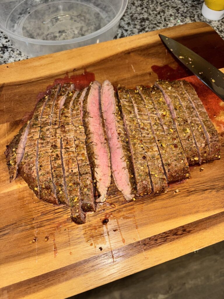 Flank steak.