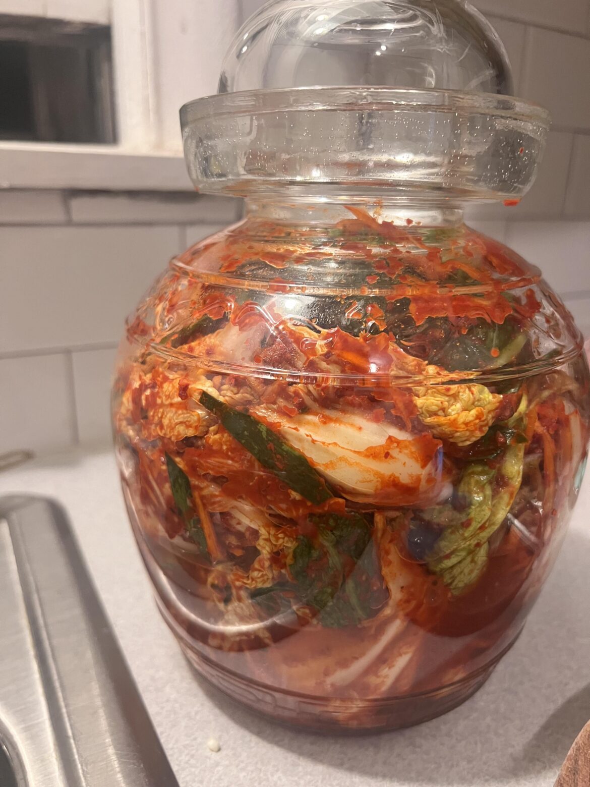 Made my first kimchi
