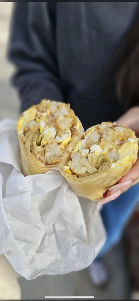 Calories in this breakfast burrito?
