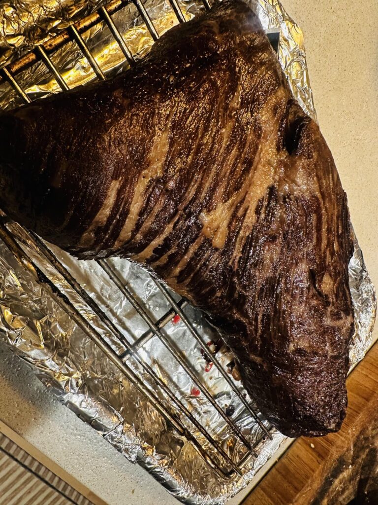 Tri-tip with cauliflower