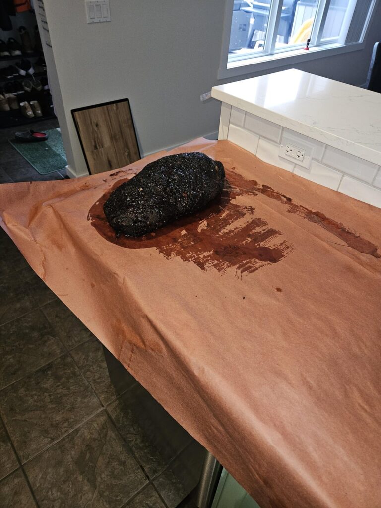 Overnight briskets. Smoking time after wrapped?