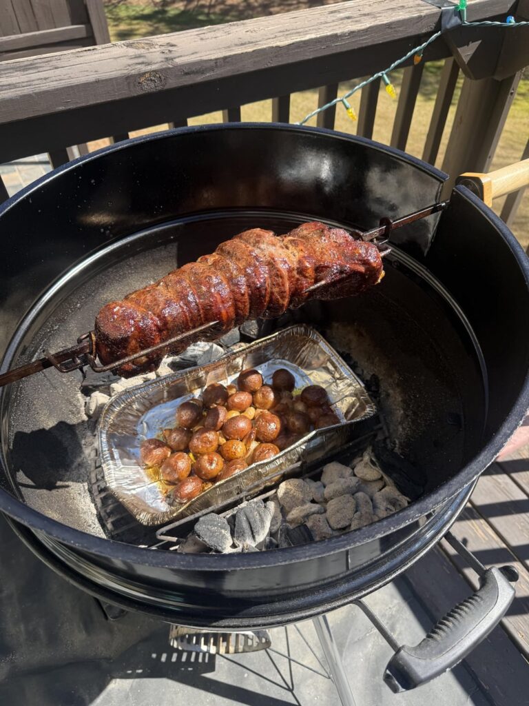 Long butt on the spit