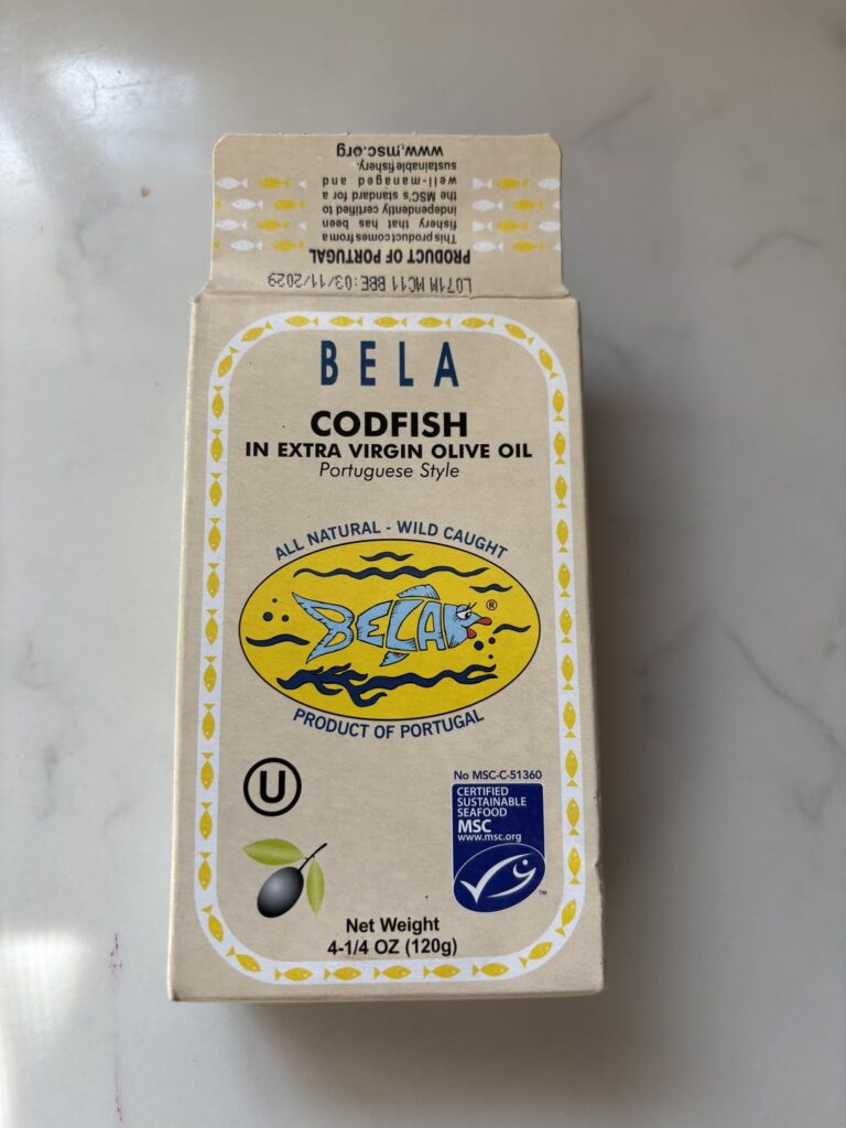 First time trying tinned codfish