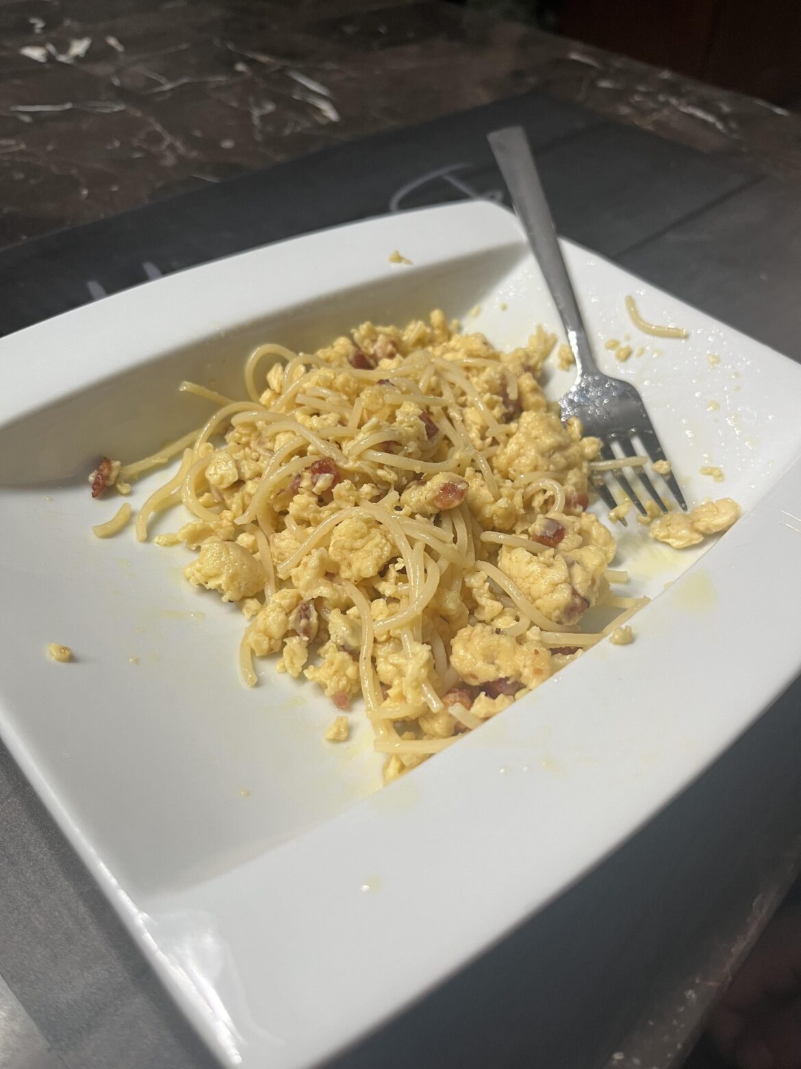 Tried to make Carbonara pastas for me and my Gf’s 2 year anniversary