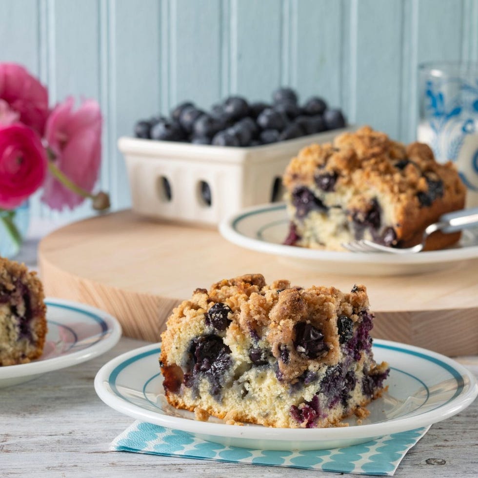 4th of july breakfast blueberry buckle
