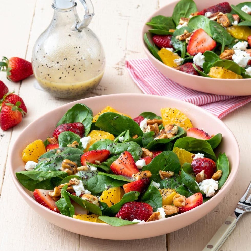4th of july salads strawberry spinach salad