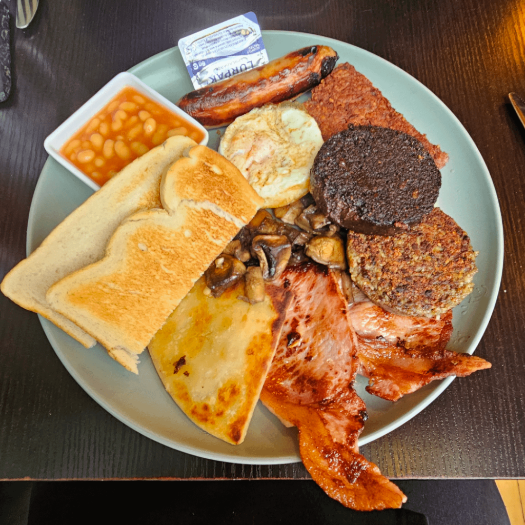 Scottish Breakfast. Quinns, Edingburgh. £12
