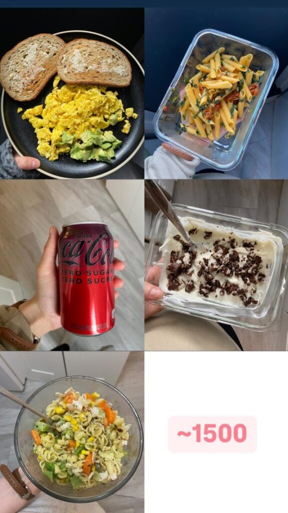 Full day of eating (calories are in next photos)