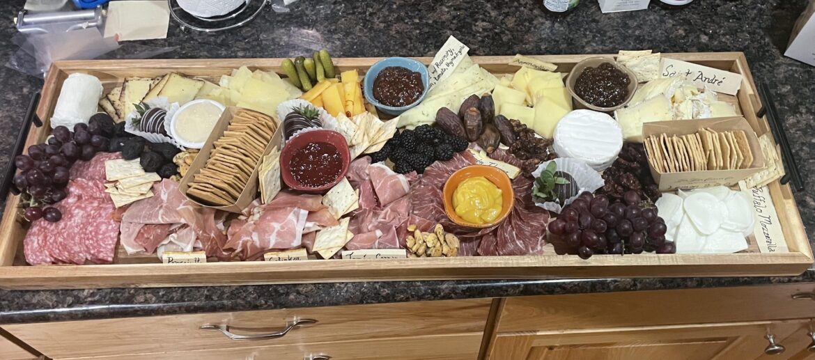 Date night charcuterie board