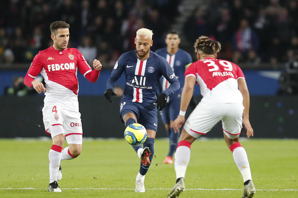 From the match PSŽ - Monaco, Photo: AP