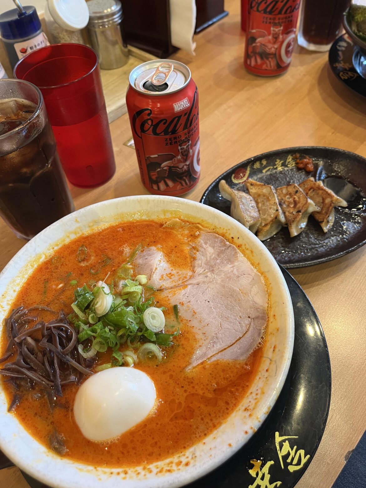 God Fire ramen at Ikkousha