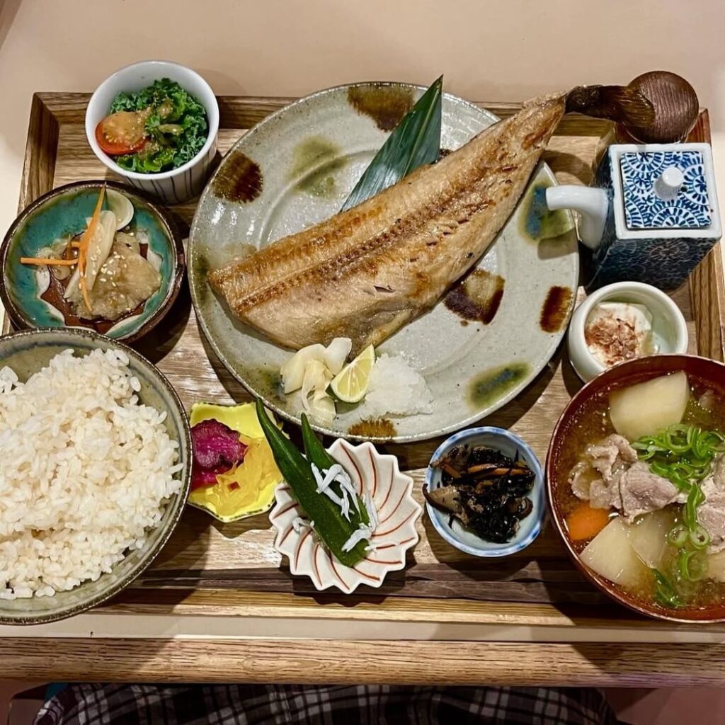 Teishoku (meal set) Japanese breakfast