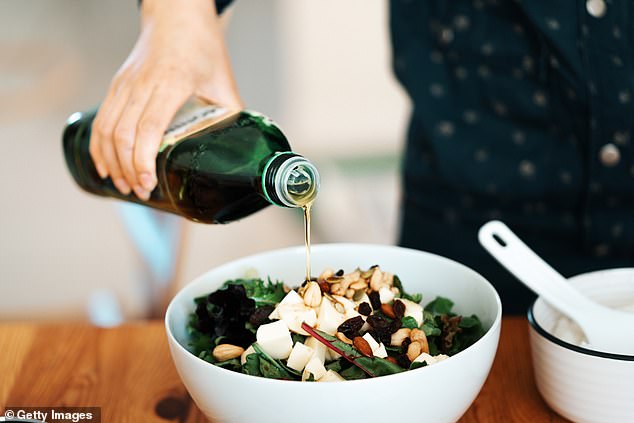 Chef and author Mark Greenaway said that olive oil should be used for 'finishing a dish'. File image