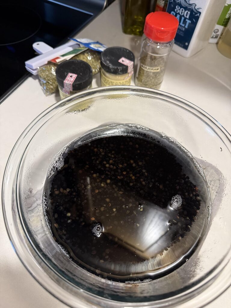 Black Lentil Gyro “Meat”