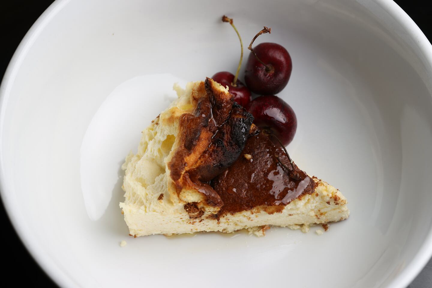 The Basque Cheesecake at Gardel in Providence, R.I.