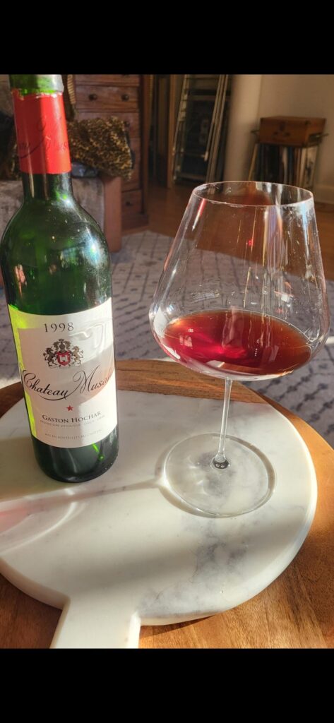 Golden hour caught my 1998 Musar