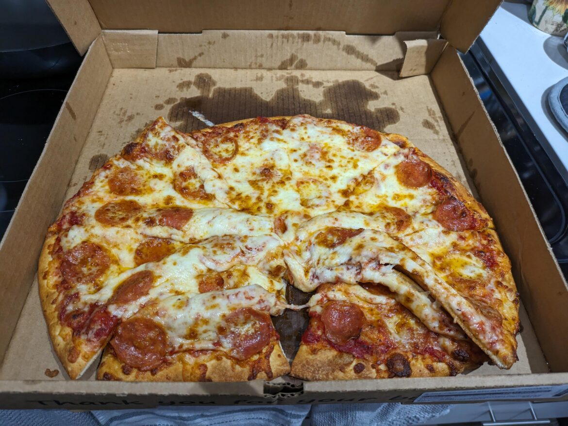 The Sad Pizza We Had Delivered