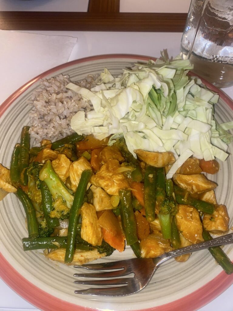 Thai style stir fry