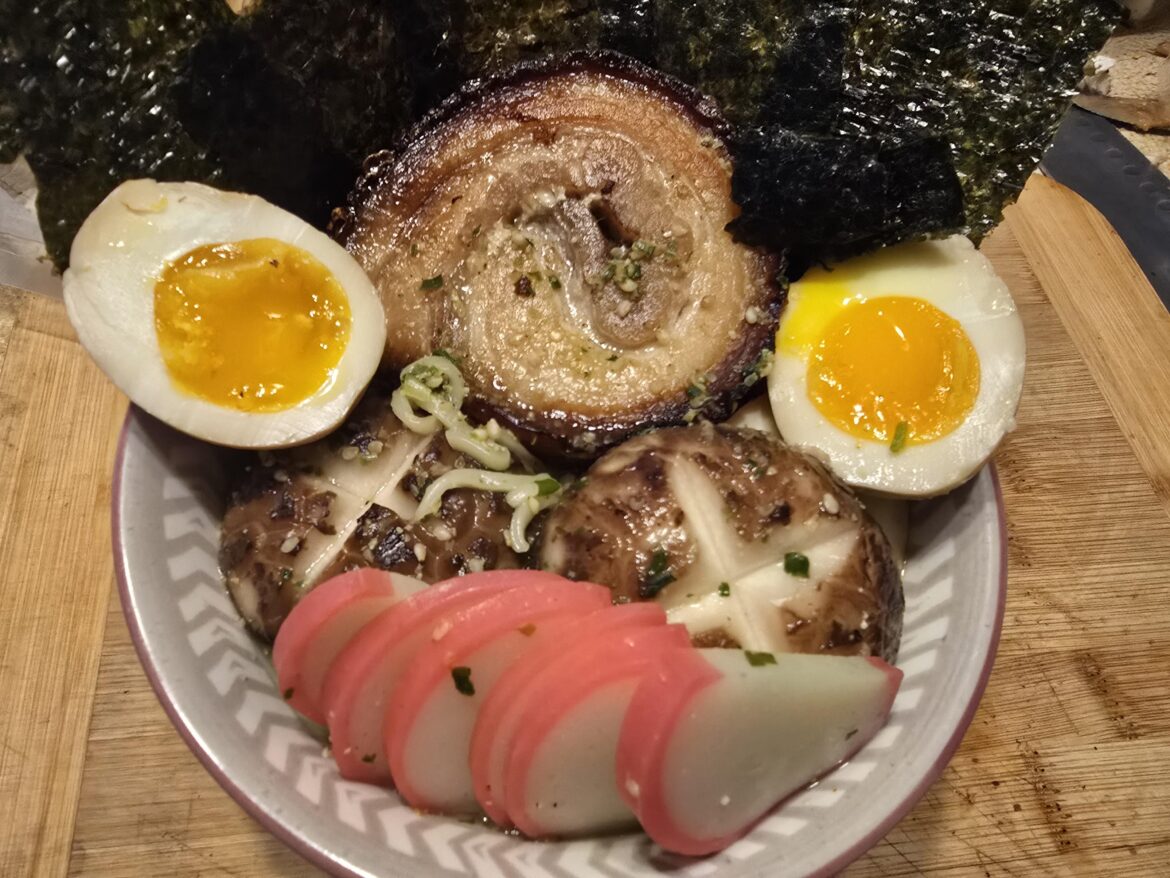 My first homemade bowl of ramen!