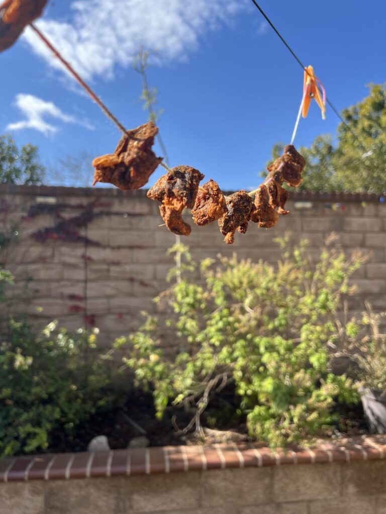 చింతచిగురు వట్టి తునకల కూర(Curry made with tamarind sprouts and goat jerky)