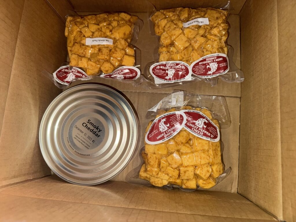 WSU cheese arrived