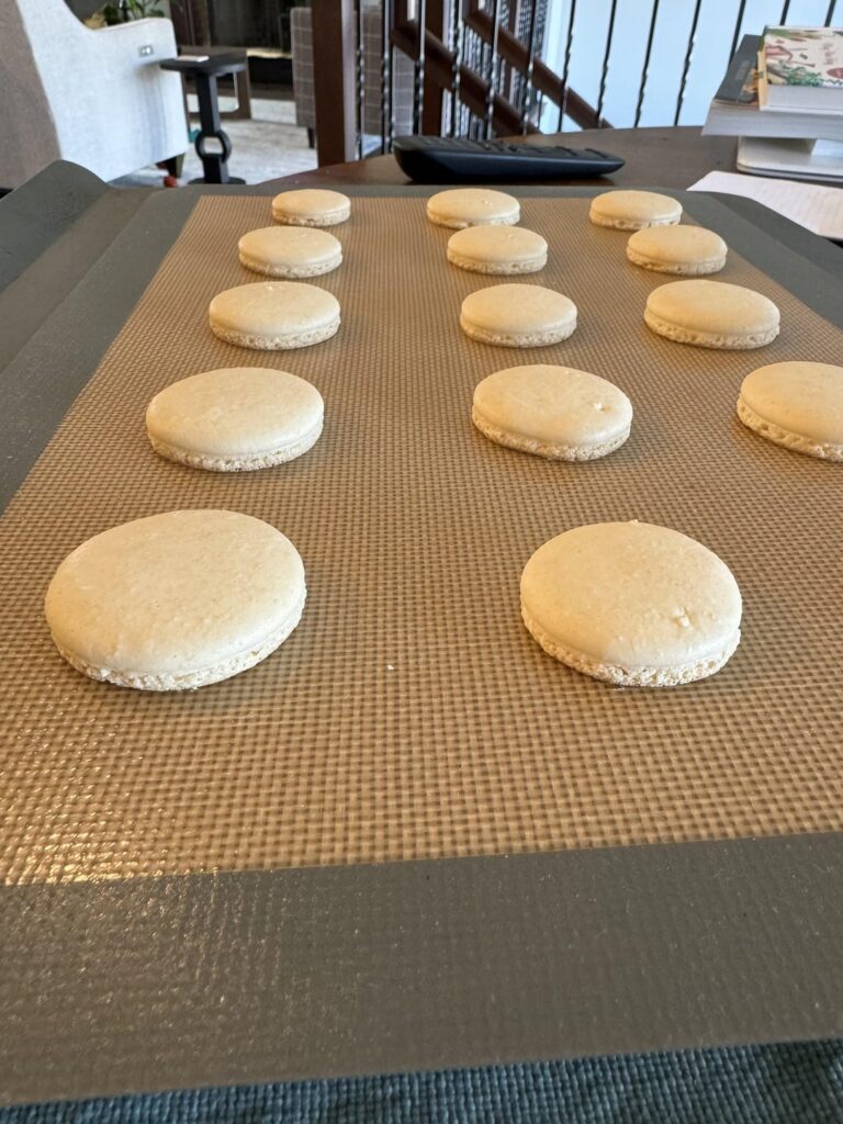 I made successful macarons for the first time this weekend!!
