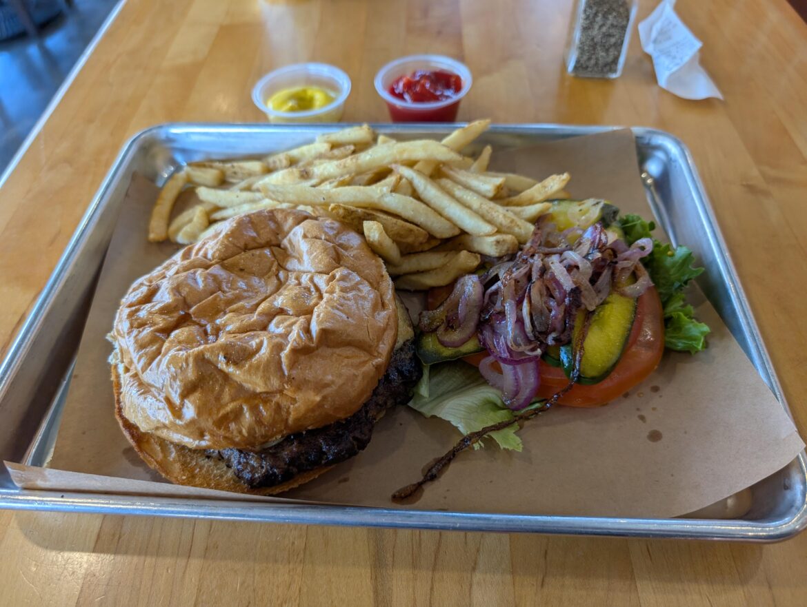 What does Central Market serve burgers like this? What is this, Ikea?