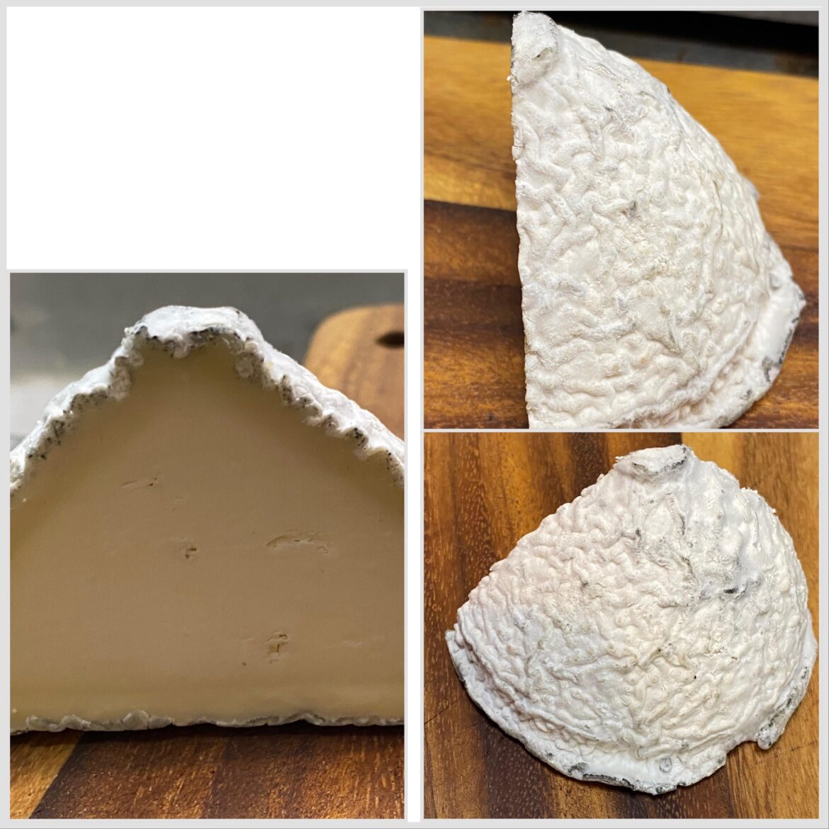 This is Sein de nounou (literally breast cheese because of the shape) made from goat’s milk. I might buy the whole thing next time.