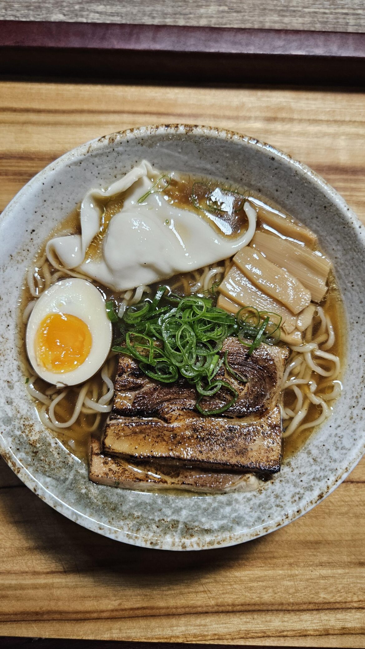 Tori Shoyu With Truffle Wonton