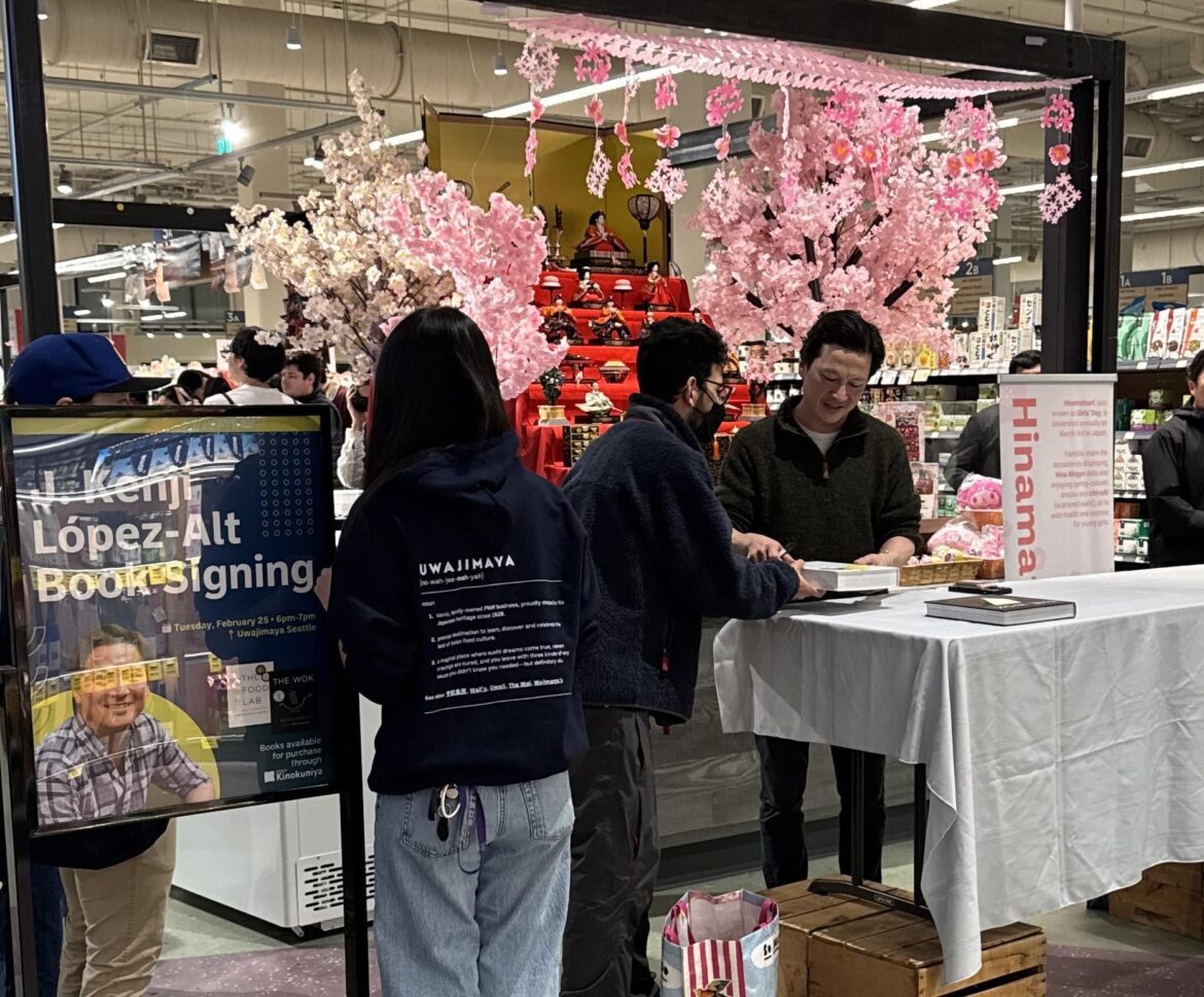 Met Kenji at Uwajimaya in Seattle