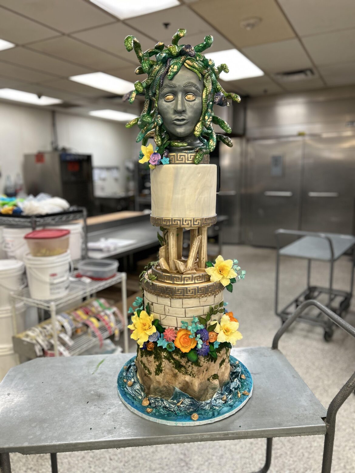 Completed Medusa Cake
