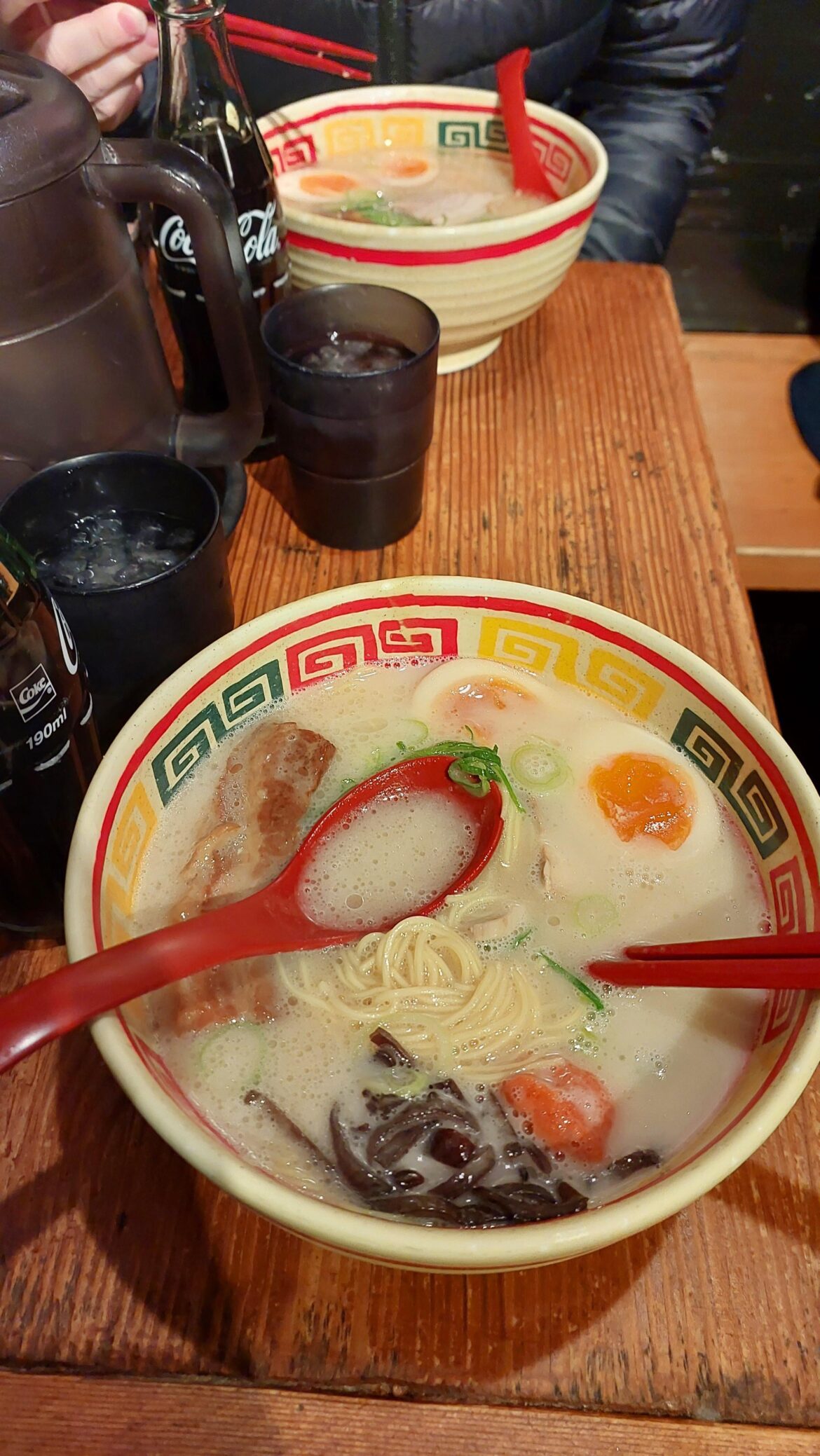 Waited 45mins outside in freezing cold weather for this bowl of Tokyo comfort. Best. Broth. Ever. If I had died from hypothermia and this was my last meal, I would have died a happy death.