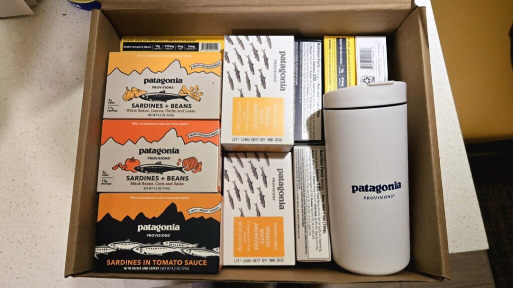 My amazing boyfriend enthusiastically supports my love for tinned fish