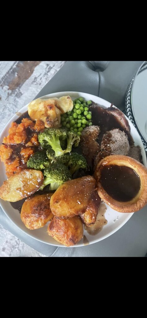 Sundays roast dinner